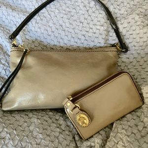 Hobo Crossbody with matching mini wallet